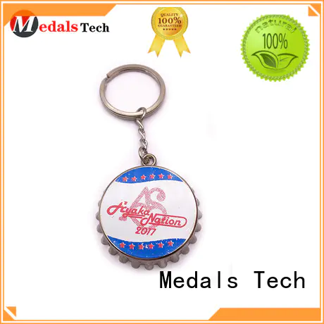 Medals Tech name keychains manufacturer for add on sale