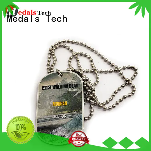 Medals Tech gold us army dog tags from China for adults
