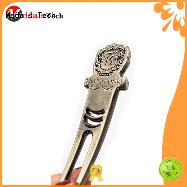Medals Tech alloy divot tool ball marker with good price for man