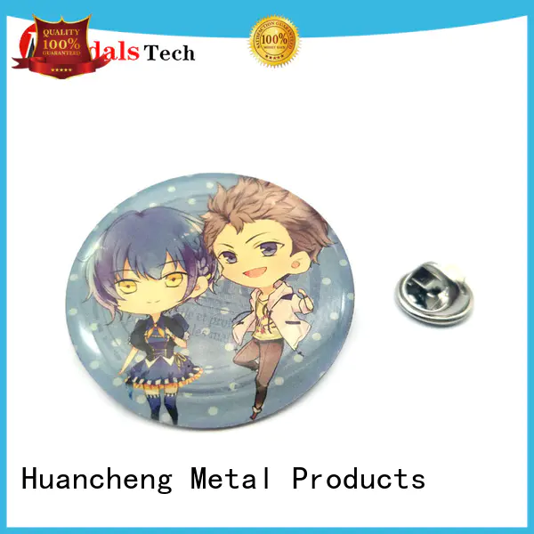 filled cartoon gold Huancheng Brand suit accessories lapel pins factory
