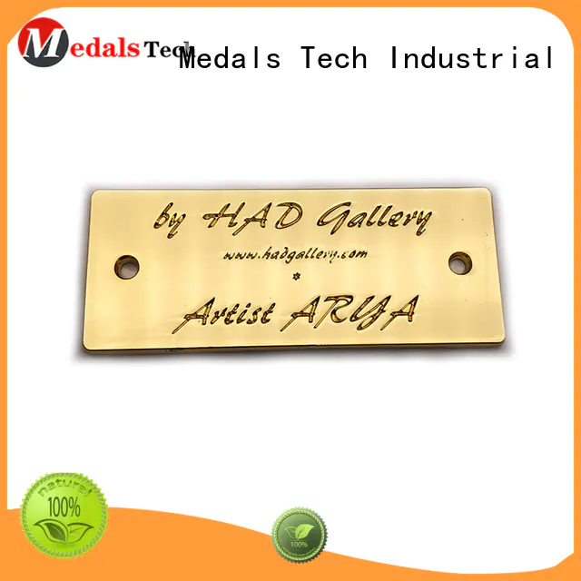Medals Tech minimum steel name plates with good price for woman