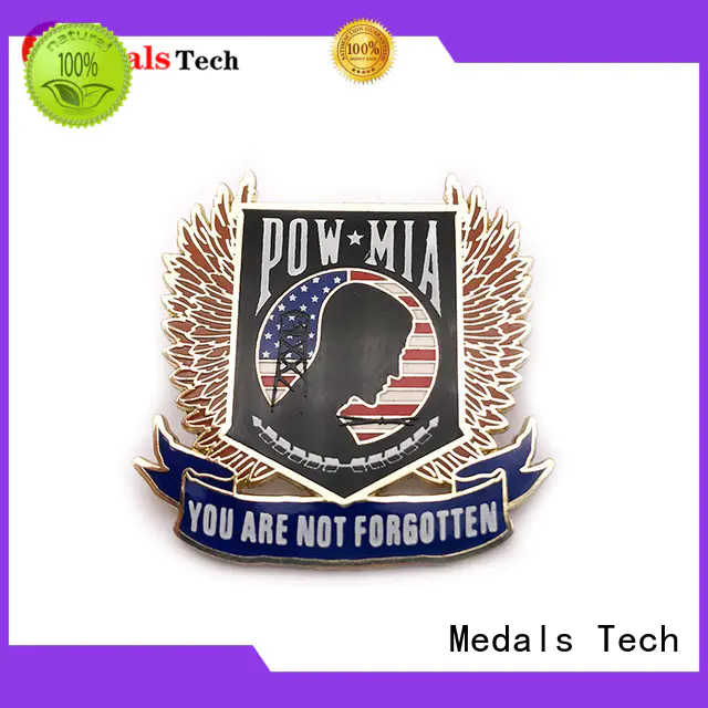 Medals Tech shinny mens suit pins with good price for add on sale