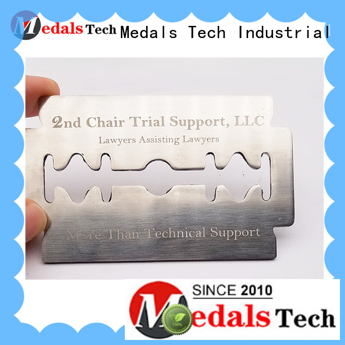 Medals Tech silver name plate factory for man