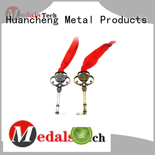 antique shiny name keychains Huancheng Brand