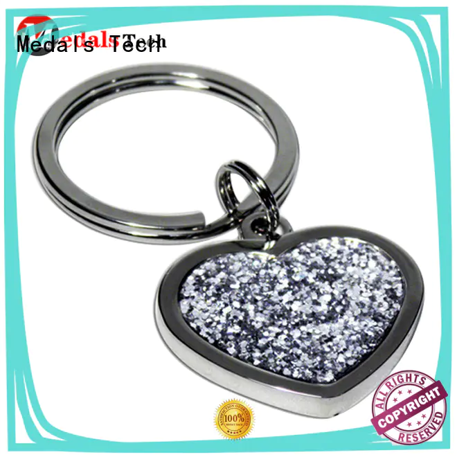 style metal promotional keychains shinny for add on sale Medals Tech