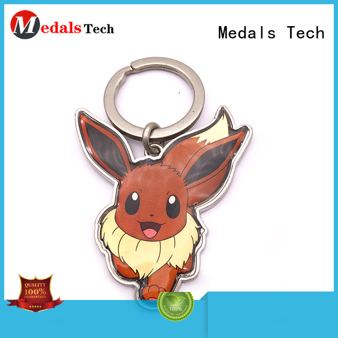 Medals Tech trolley metal key ring directly sale for promotion