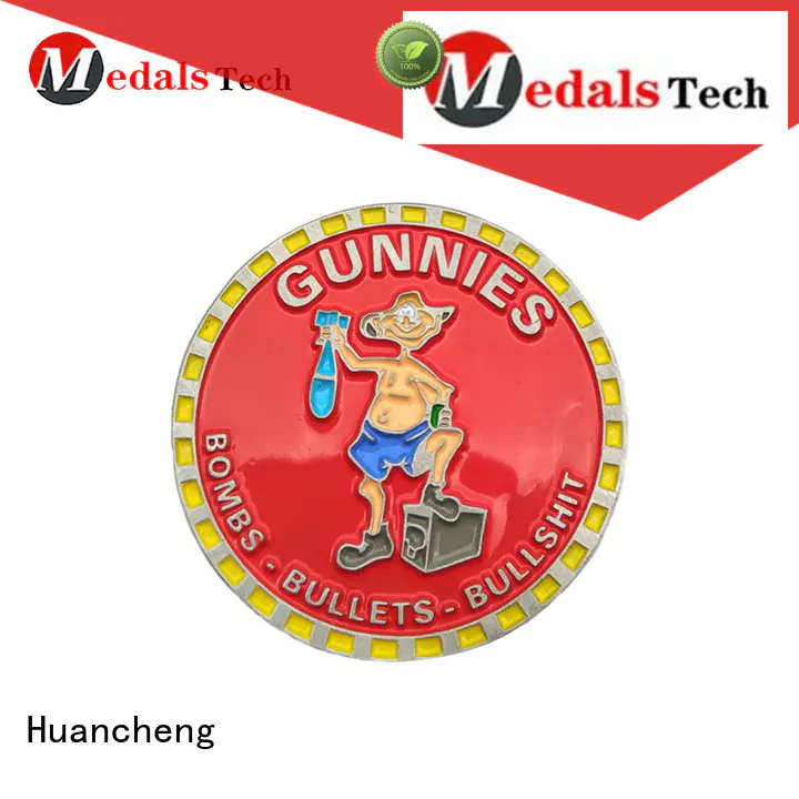 synthetic enamel metal soft enamel Huancheng Brand challenge coin