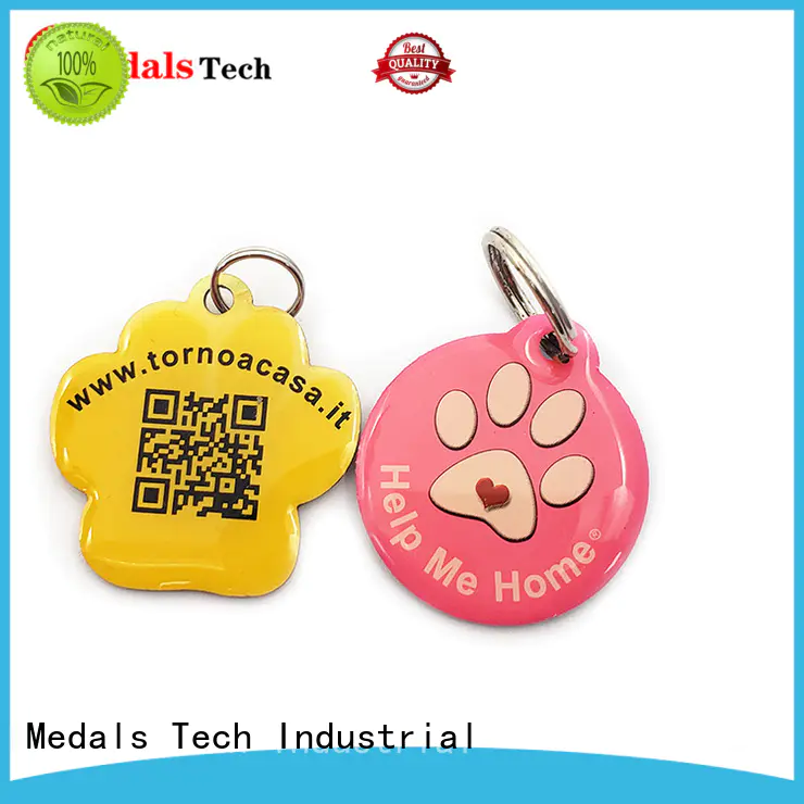 plated cheap dog name tags plated from China for boys