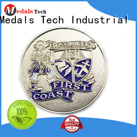 Medals Tech challenge coin design factory price for collection