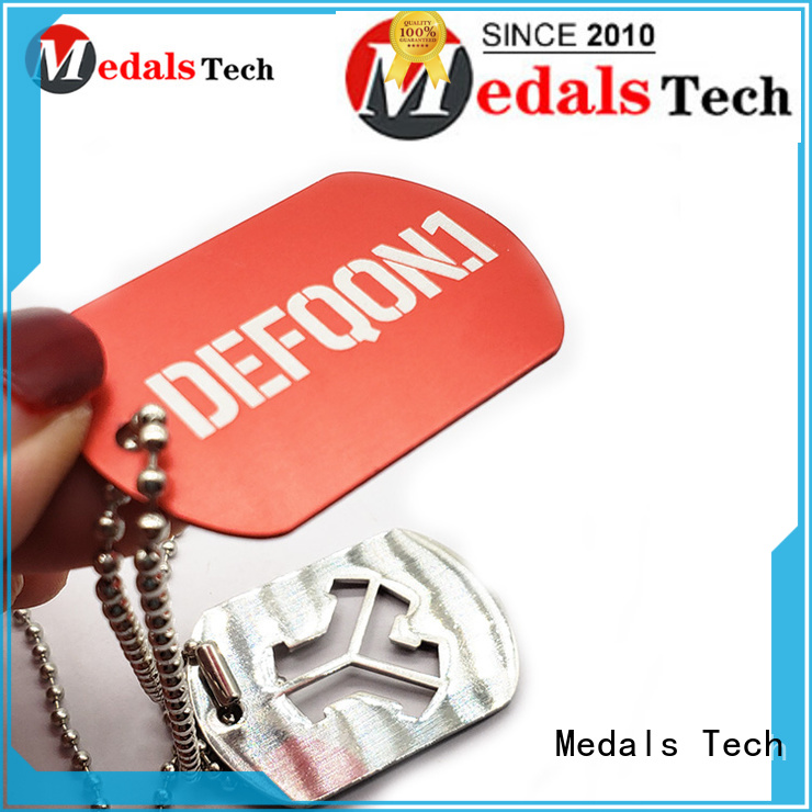 Medals Tech shinny Dog tag from China for add on sale