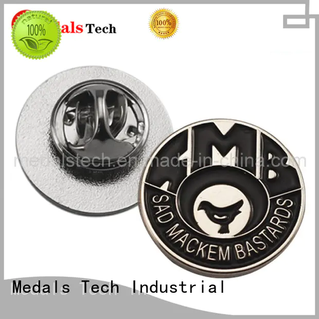 silver custom lapel pins price design for man