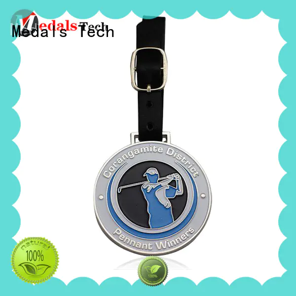 Medals Tech popular golf bag tag souvenir for add on sale