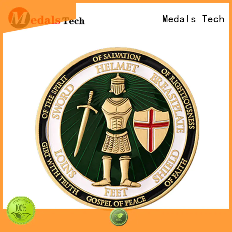 High quality custom metal military gold plating challenge coins