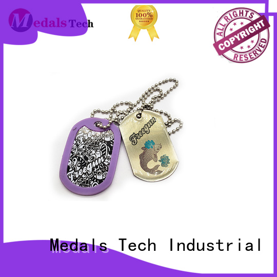 Medals Tech plating cute dog name tags manufacturer for adults