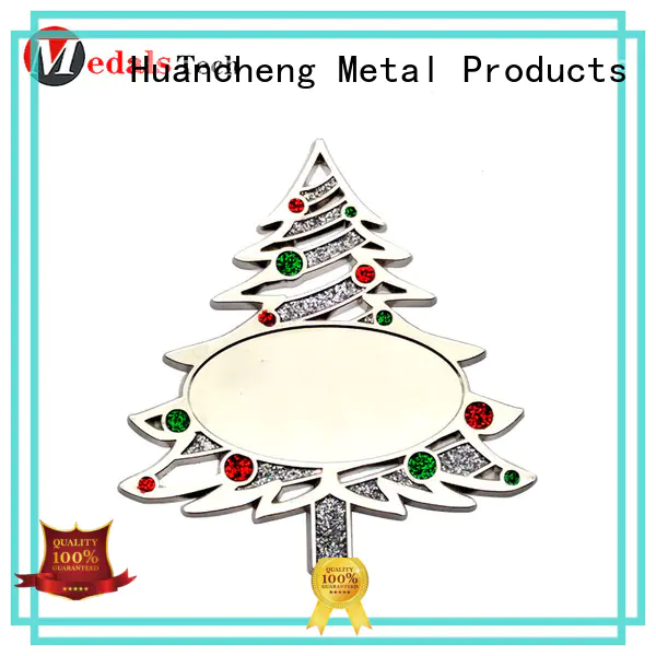 tag Synthetic Enamel glitter tree metal gifts Huancheng