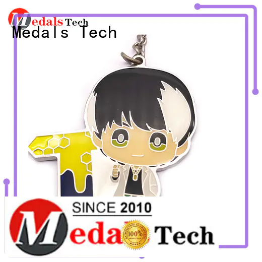 Medals Tech key keychain from China for man