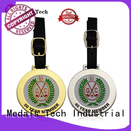 Medals Tech souvenir golf bag tag directly sale for add on sale