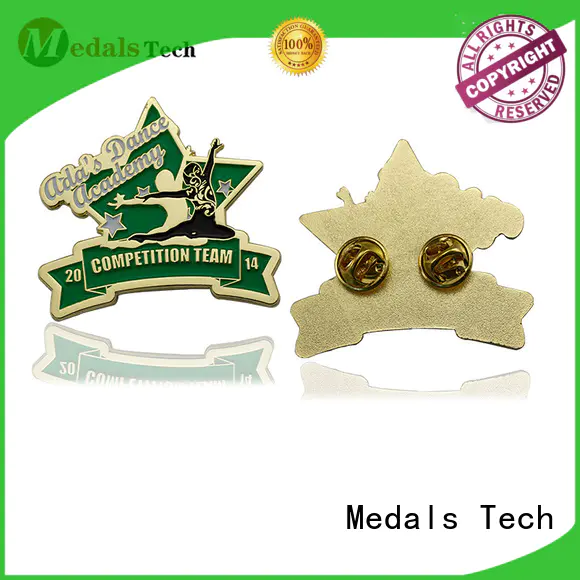 Medals Tech epoxy mens lapel pin with good price for adults