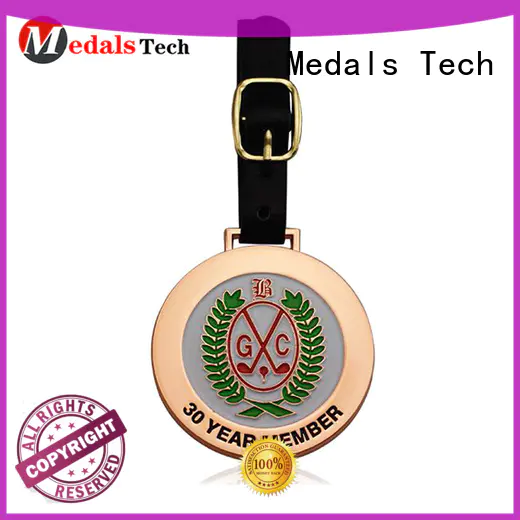 alloy logo golf bag tags sand for man Medals Tech