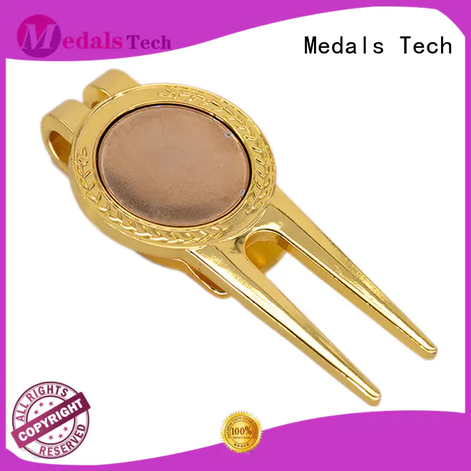 shinny golf divot repair tool plating with good price for woman
