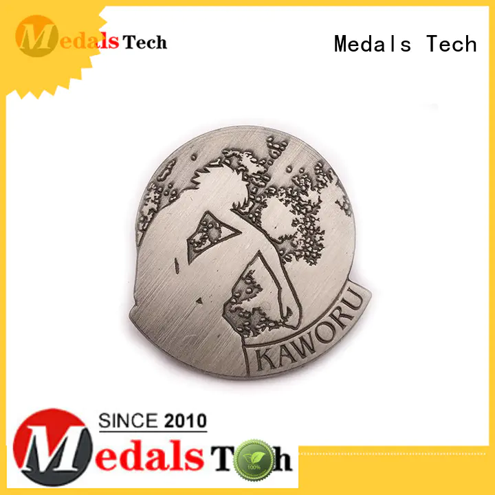 Medals Tech round custom lapel pins inquire now for adults