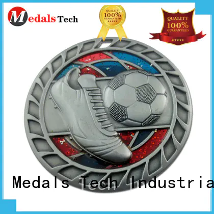 Wholesale custom football race antique silver challenge coins