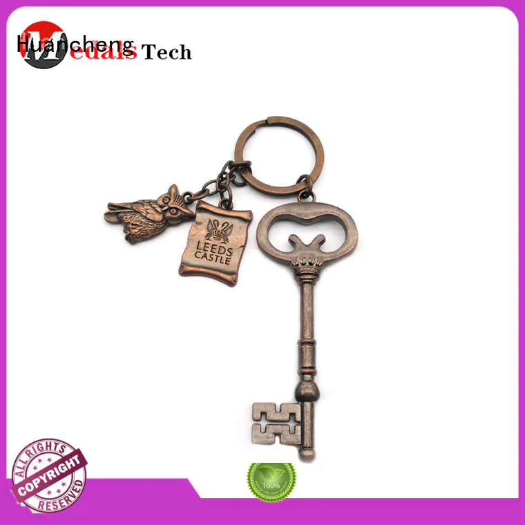 Huancheng Brand antique christmas gifts shape custom home keychain