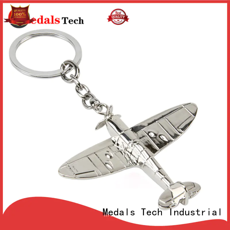 gold cheap metal keychains directly sale for man Medals Tech