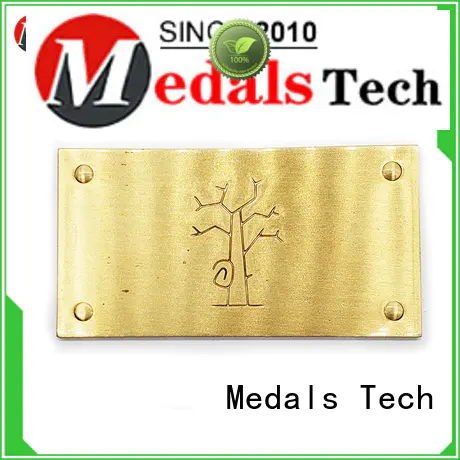 Medals Tech steel name plates factory for man