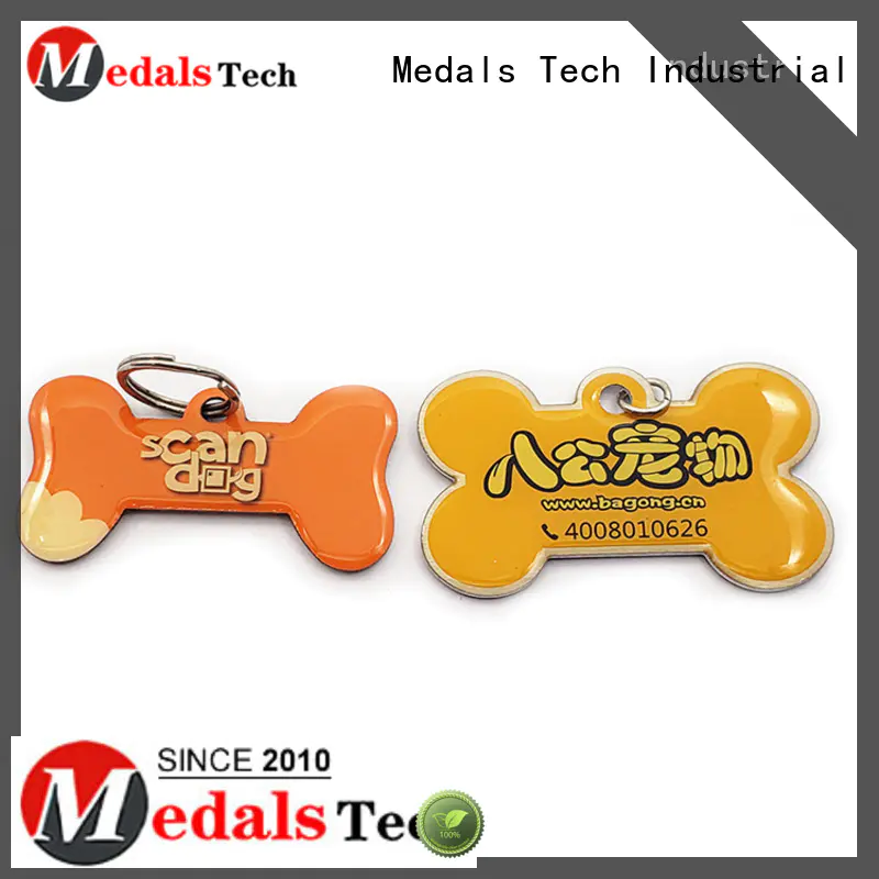 Medals Tech filled customize dog tags from China for boys