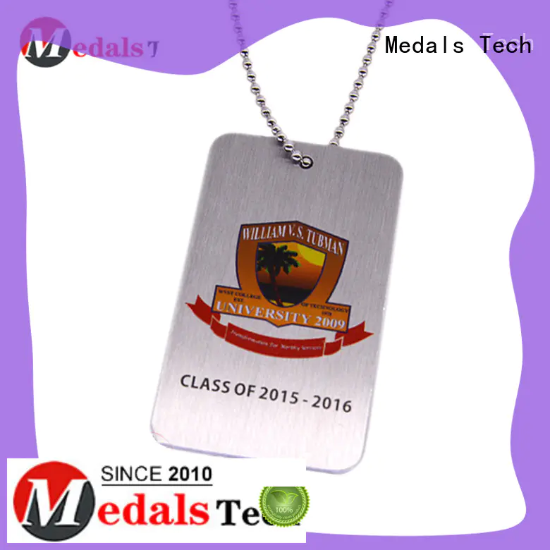 Medals Tech metal dog tag chain directly sale for boys