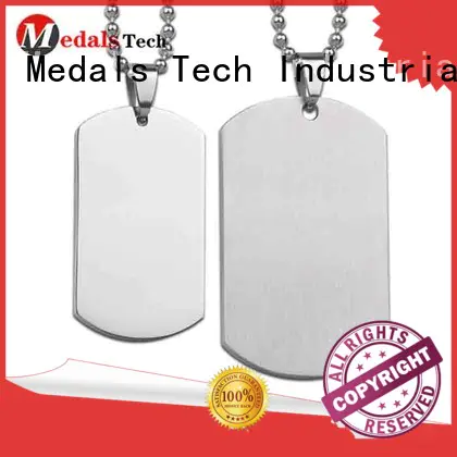 Medals Tech silver dog tag maker for pets from China for man