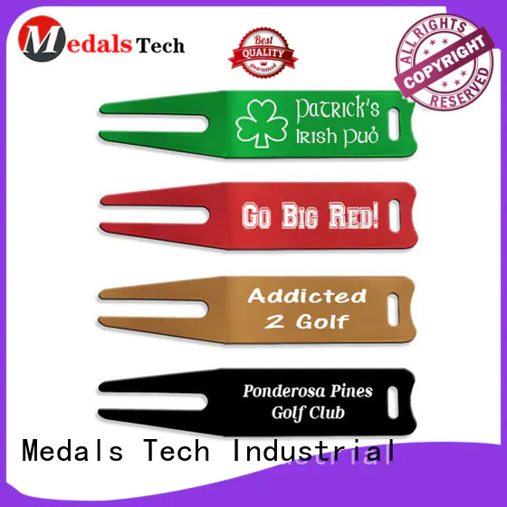 Medals Tech shinny divot tool ball marker factory for man