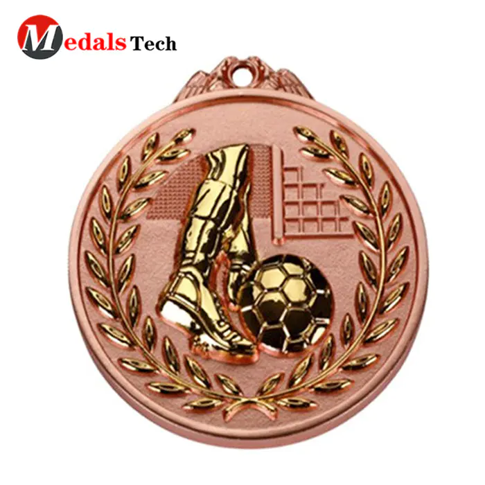 Custom fashion colorful oem polish antique gold masonic metal medal with custom hole