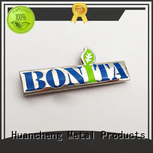 metal printed Silver Huancheng Brand custom name plates supplier