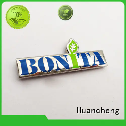 copper custom name plates metal logo Huancheng company