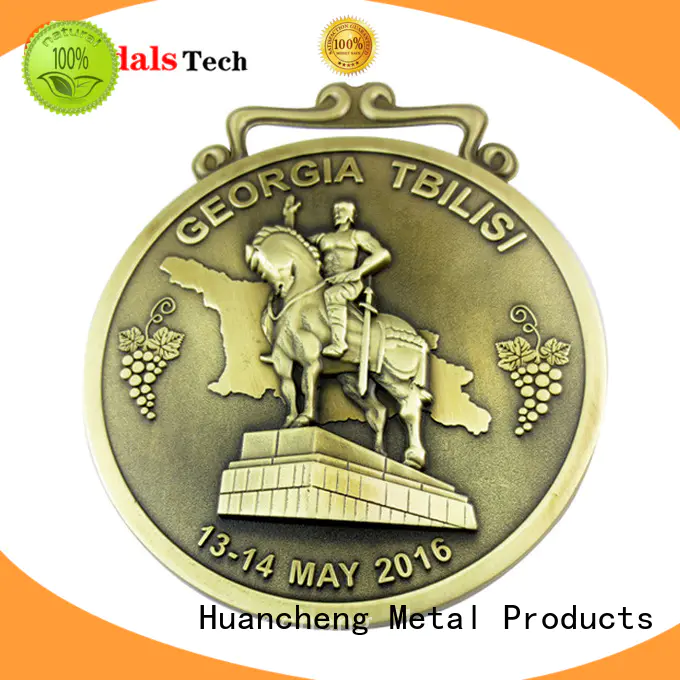 Huancheng Brand marathon ribbon custom different types of medals