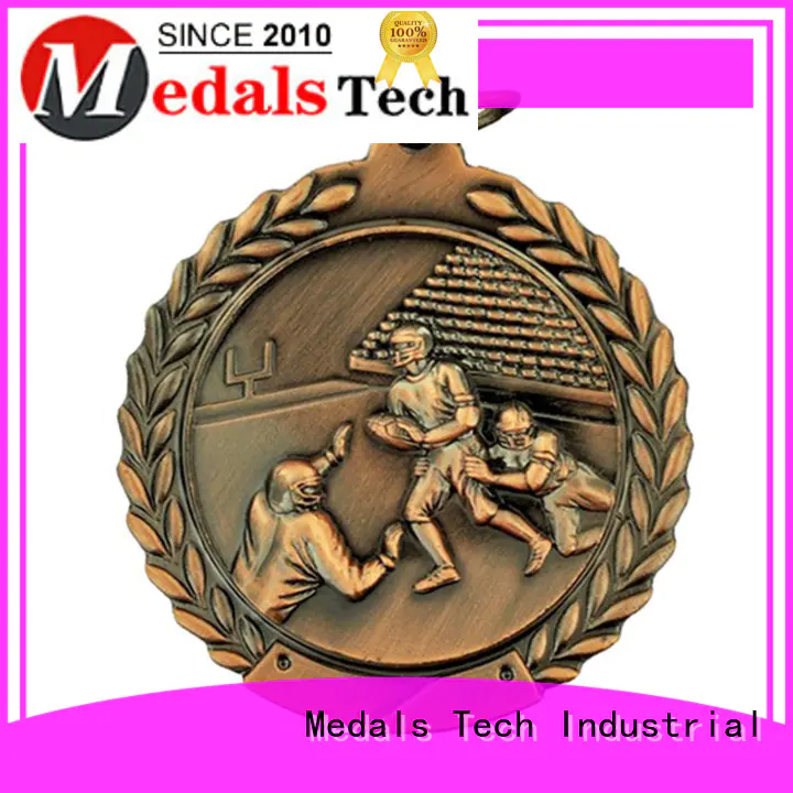 spinning metal medal catholic factory price for add on sale