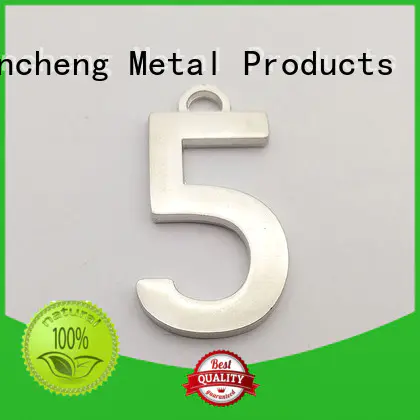 Wholesale printed Silver custom name plates Huancheng Brand